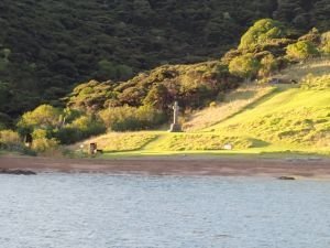 Marsden Cross in der Rangihoua Bay