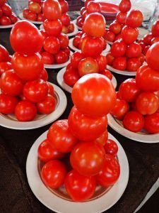 Tomatenverkauf im Heap