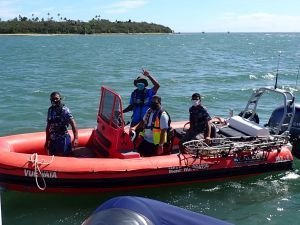 die Fiji Navy besucht uns