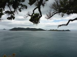 von dort Blick auf die Cavalli Islands