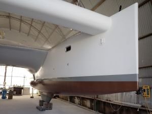 Unterwasserschiff ist fertig