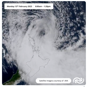 Cyclone Gabrielle im Anmarsch