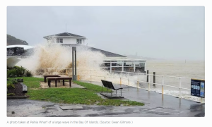 Gabrielle wütet in Paihia