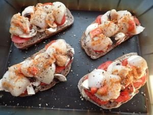 Weihnachtsmenu Vorspeise Jakobsmuscheln