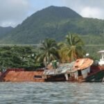 Wrack in Portsmouth auf Dominca