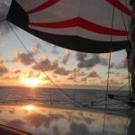 Sonnenuntergang mit Blister