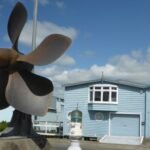 alter Propeller vorm Whangerei Cruising Club