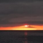 außergewöhnlicher Sonnenuntergang