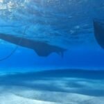 Belena ankert auf perfektem Sand