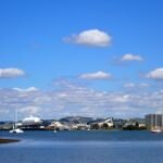 Belena ankert im Hatea River