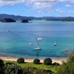 Belena ankert wieder vor Roberton Island