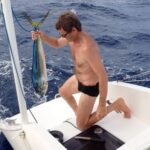 Benno fängt einen Mahimahi