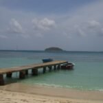 Blick auf Catholic Island