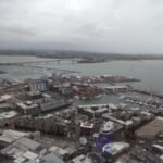Blick auf die Harbourbrigde und einige Marinas