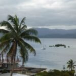 Blick vom Hotspring Hotel Savusavu