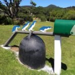 Briefkasten mit Pinguinen