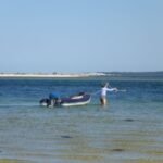 das Dinghi wird geparkt