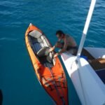 das neue Kayak wird ausgepackt