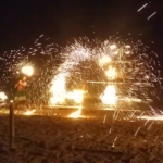 das Spektakel im Wasser