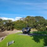 der Helikopterlandeplatz