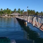 der lange Steg von Bekana Island