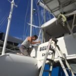 der Pinsel wird gequält