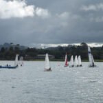 die Kleinen üben Regatta