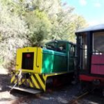 die Lok und der Passagierwaggon