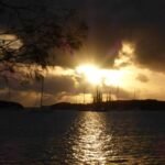 die Sonne geht unter