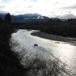 ein schnelles Jet-Boot unterwegs