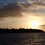 erster Sonnenuntergang in Fidschi