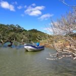 es ist Hochwasser, als wir wieder zurück kommen