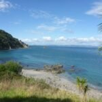 ganz in der Ferne ist Barrier Island