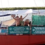 Hans und Judy winken zum Abschied