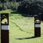 Infotafeln auf Roberton Island