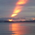 interessanter Abendhimmel