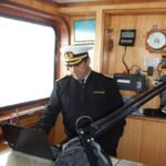 Kapitän der Skorpios III