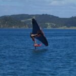 Kiter mit Hydrofoil