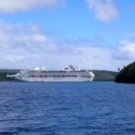 Kreuzfahrtschiffe sind auch gelegentlich da