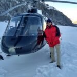 Landung auf dem Gletscher