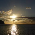 machen schönen Sonnenuntergang