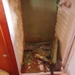 mit viel Dreck verbunden