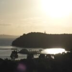 Otehei Bay im Abendlicht