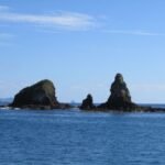 Piercy Island zwischen den Felsen