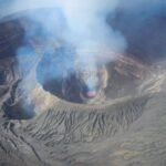 rauchender Vulkan auf Ambrym