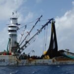 rostiger Fischtrawler