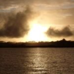 schöner Abendhimmel