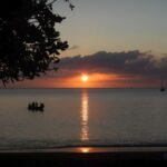 Sonnenuntergang in Lakona Bay