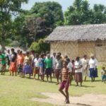 Tanz bei St. Barths Feier