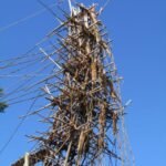 Turm nach den Sprüngen